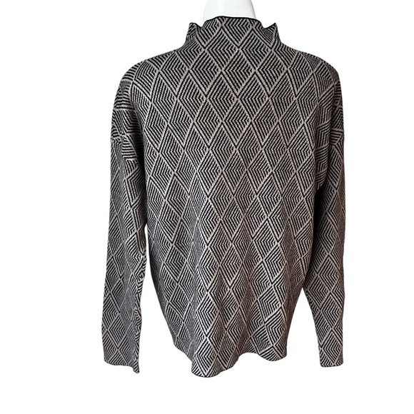 H by Halston Mock Turtleneck Sweater, Sz XL - Picture 4 of 10